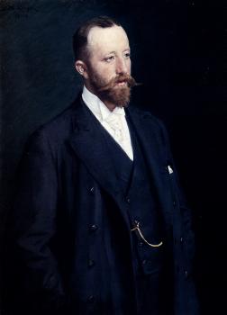Peder Severin Kroyer : Portrait Of A Gentleman